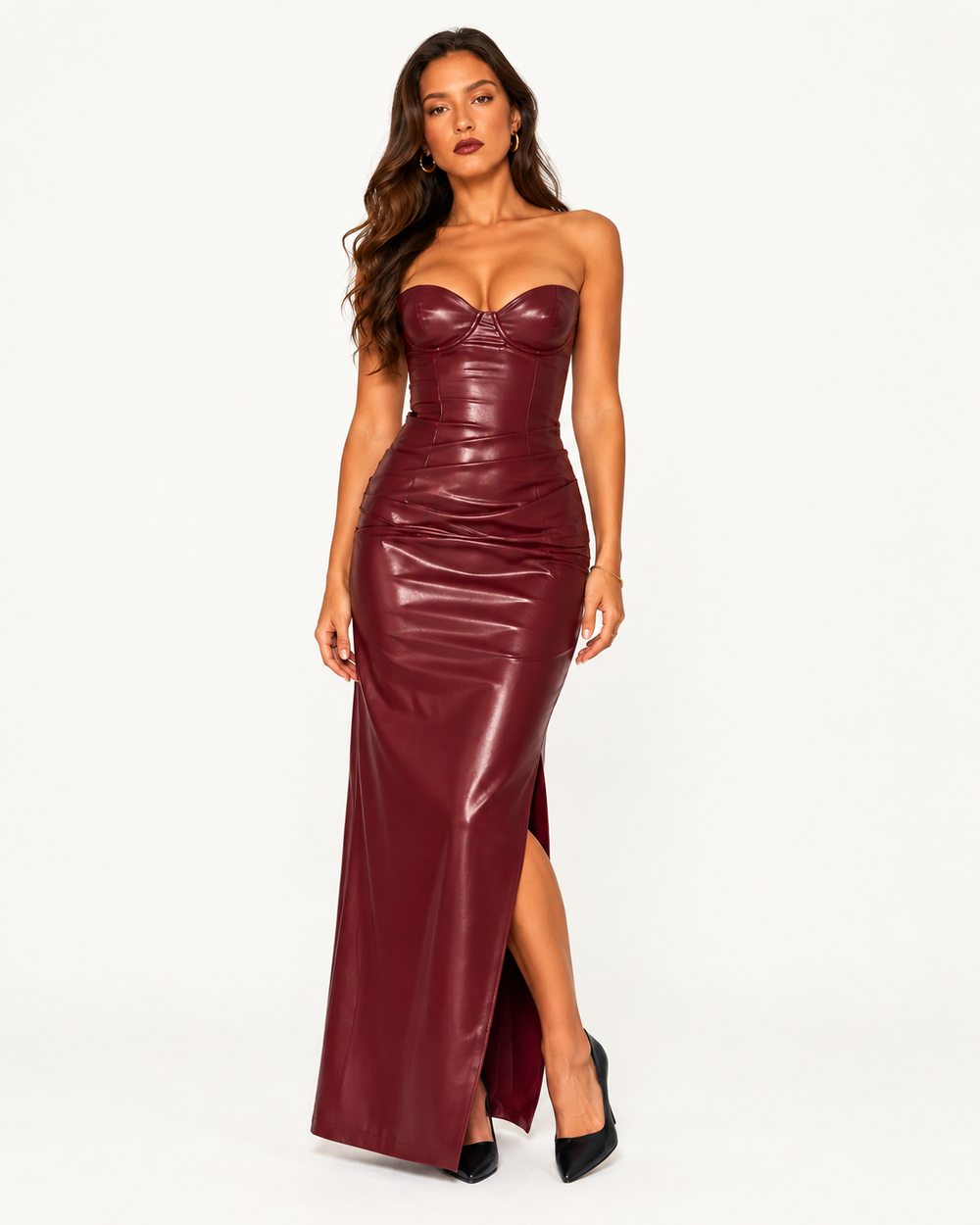 Vespera Korsett Maxikleid
